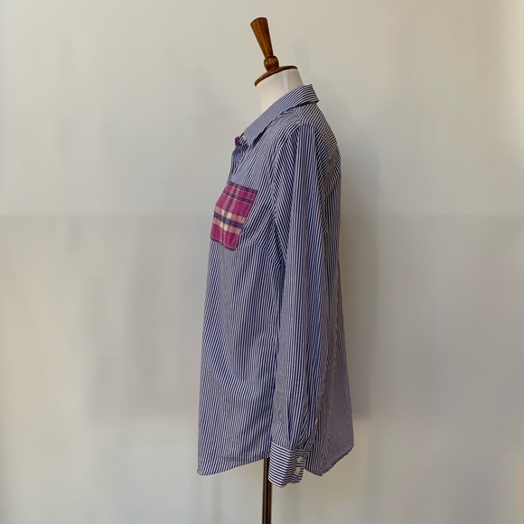 Vineyard Vines Poplin Stripe Combo Button Down - Picture 3 of 8